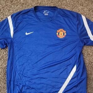 Nike Manchester United 2011 Blue Training Jersey
